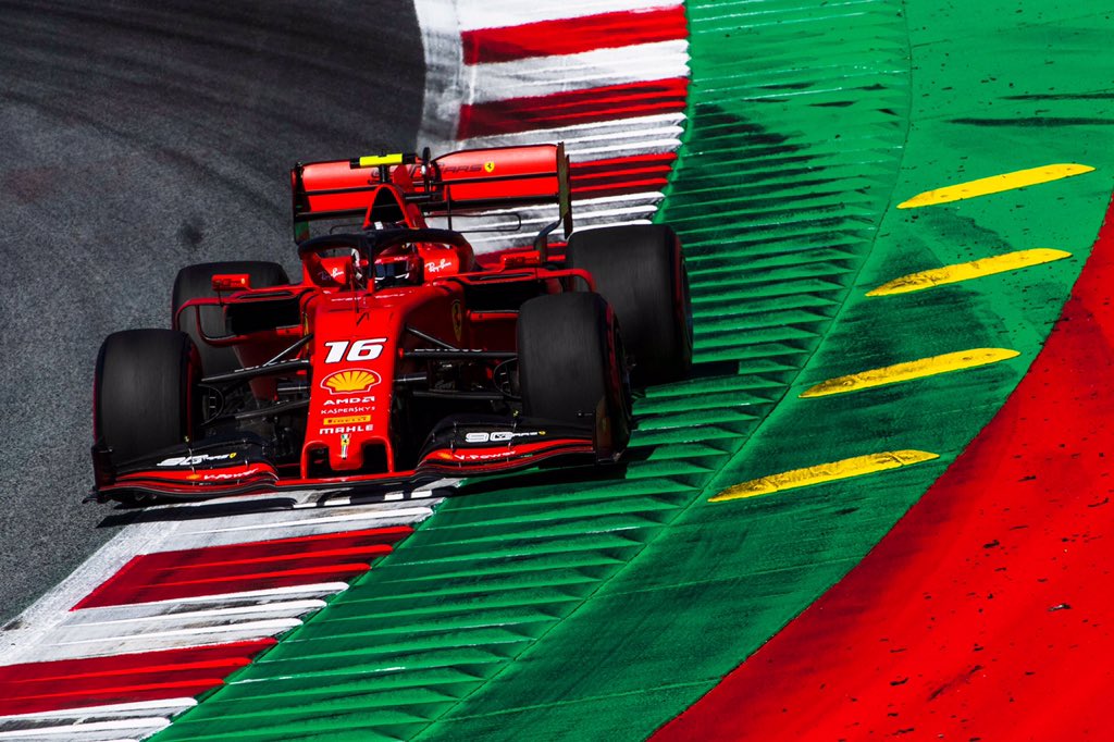 Charles Leclerc tercepat di sesi latihan bebas terakhir. (Foto: Twitter/@ScuderiaFerrari)