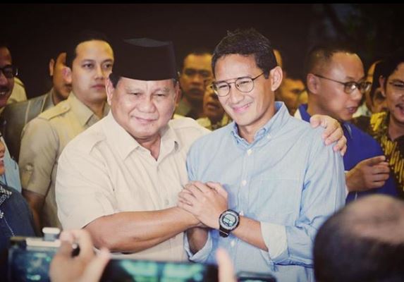 Prabowo Subianto-Sandiaga Uno.