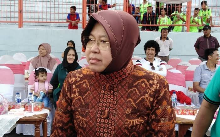 Risma dalam salah satu acara di Surabaya. (Foto: dok./ngopibareng.id)