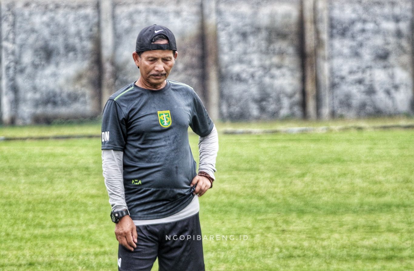 Pelatih Persebaya, Djajang Nurdjaman. (foto: Haris/ngopibareng.id)