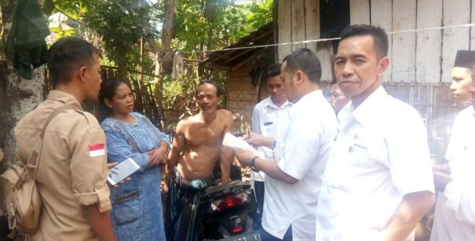 Bantuan disalurkan di dua kecamatan, yaitu Grati dan Lekok