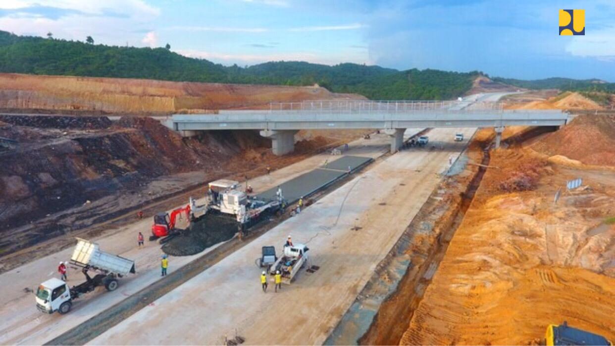 Jalan tol pertama di Kaltim segera rampung akhir 2019. (Dok PUPR)