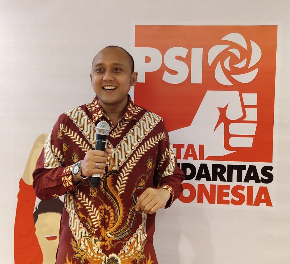 Dhimas dalam salah satu acara PSI. (Foto: Dok. pribadi)