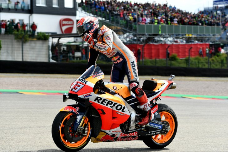 Marc Marquez menjuarai seri GP Jerman, Minggu, 7 Juli 2019