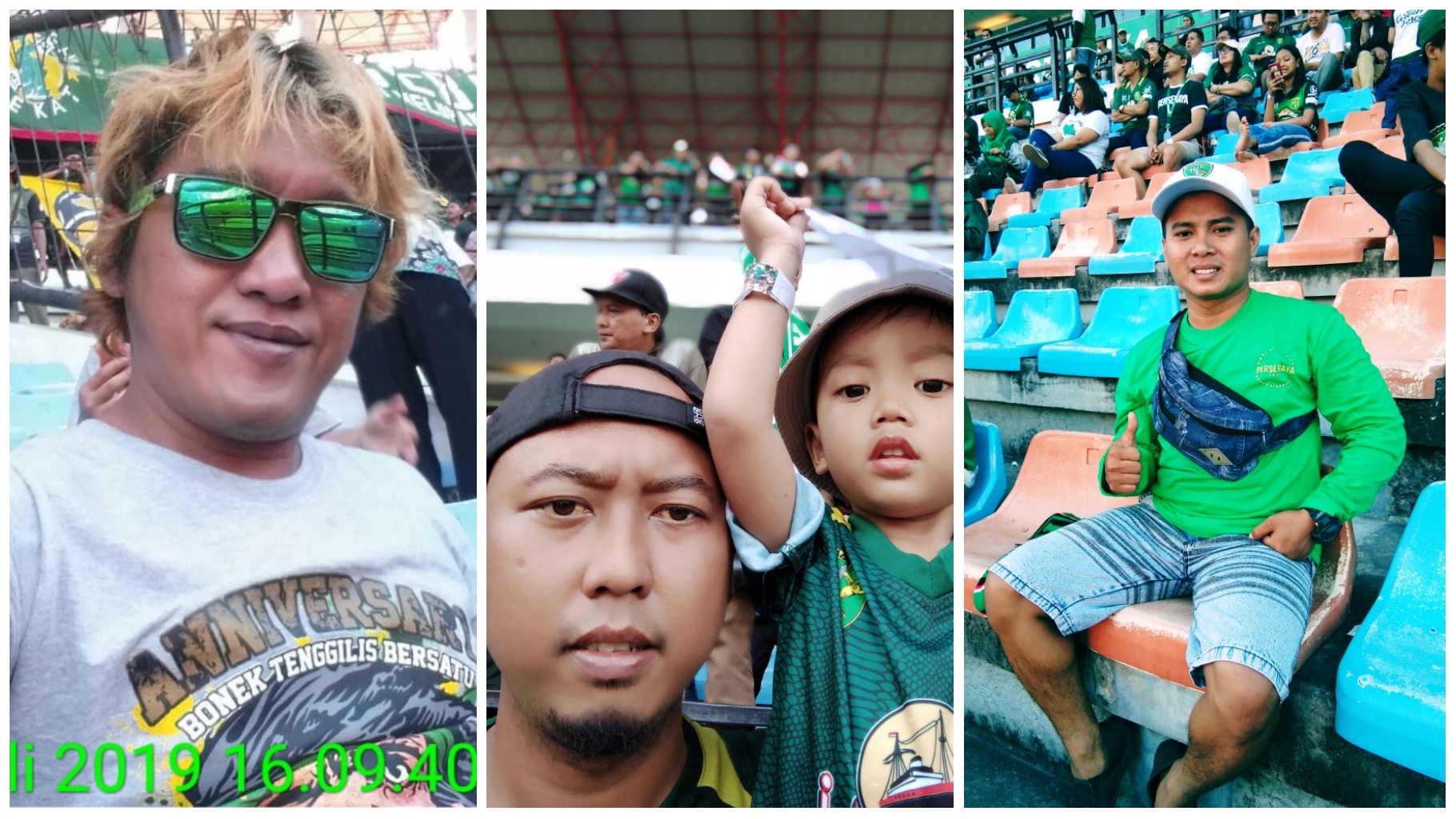 Pemenang kuis Kapal Api saksian Persebaya dari Tribun VIP. 