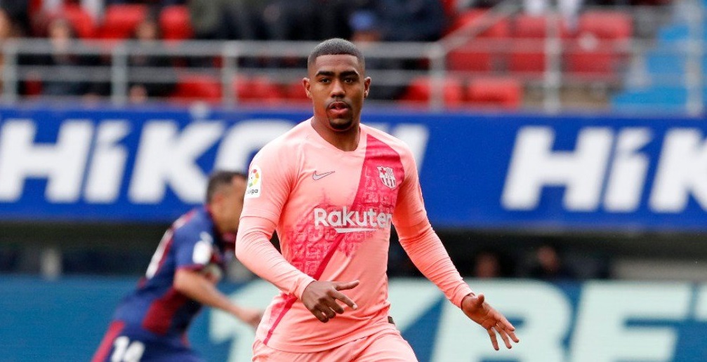 Penyerang sayap Barcelona, Malcom, menjadi incaran Arsenal. (Foto: Twitter/@FCBarcelona)