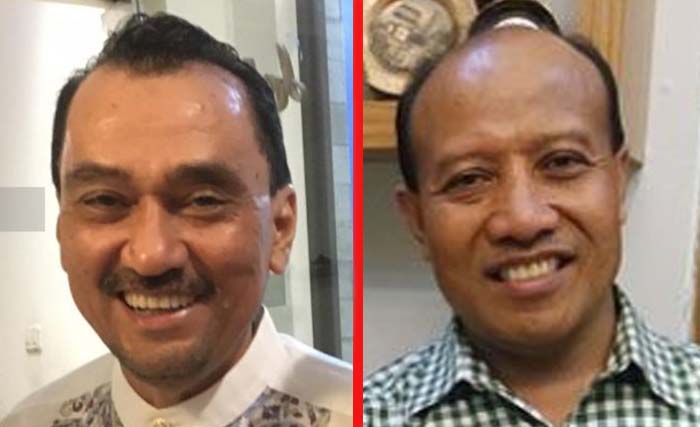  Muhammad Selim (kiri) dan Jamhadi, dua orang kepercayaan Bambang DH. (Foto: Dok.Ngobar)