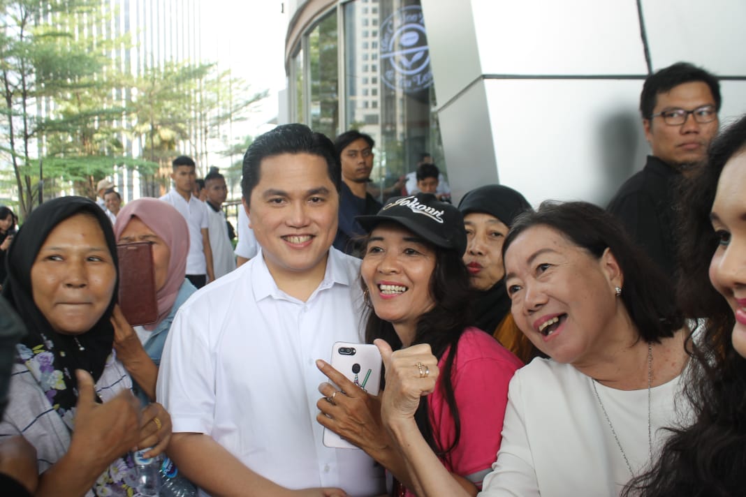 Ketua Tim Kemenangan Nasional (TKN) Erick Thohir. (Foto: Asmanu/ngopibareng.id)