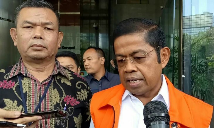 Mantan Menteri Sosial Idrus Marham yang merupakan terdakwa kasus korupsi proyek PLTU Riau-1. (Foto: Antara/Benardy Ferdiansyah)