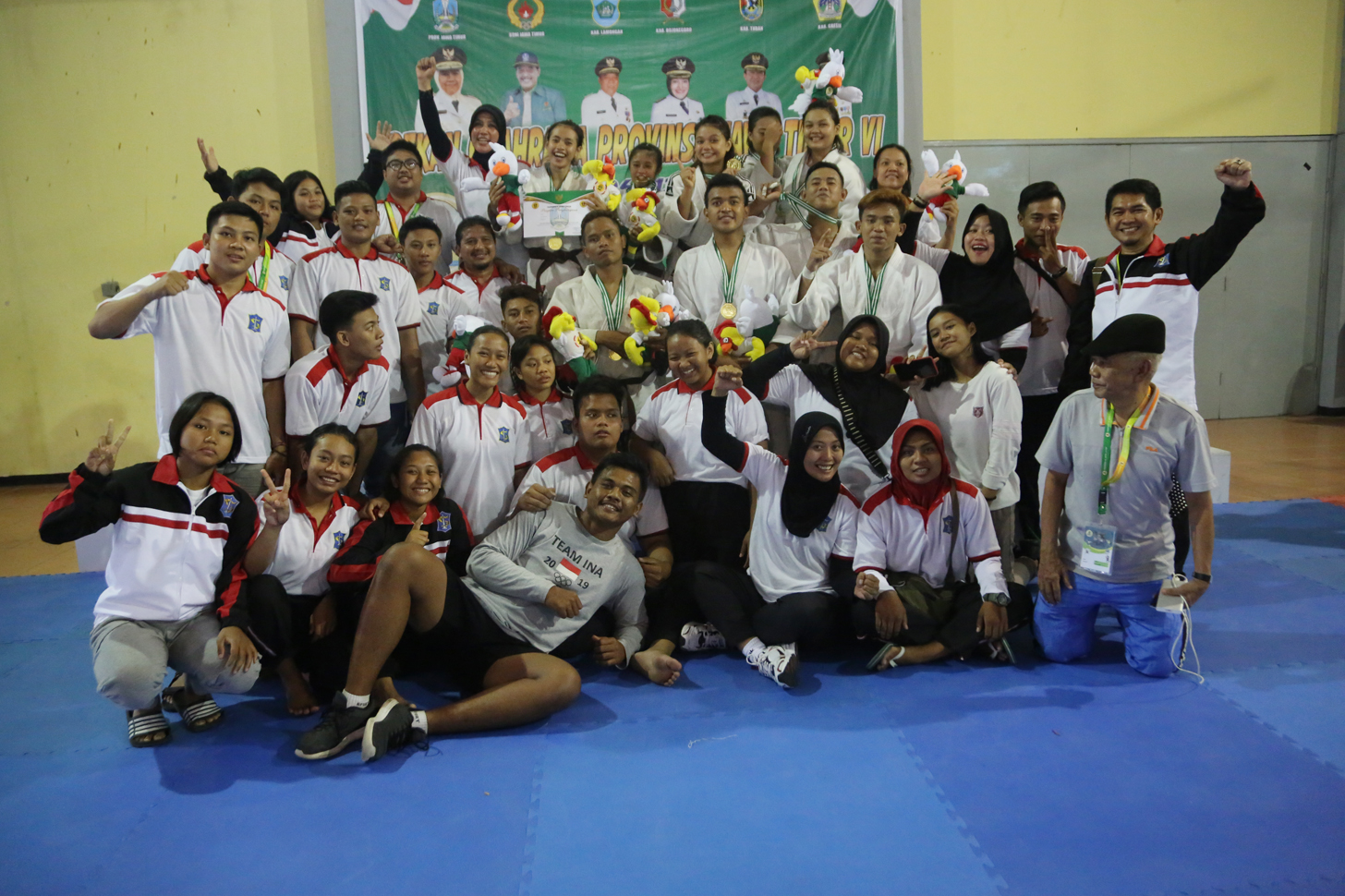 Tim Judo Surabaya. (Foto: Dokumentasi Humas Pemkot)