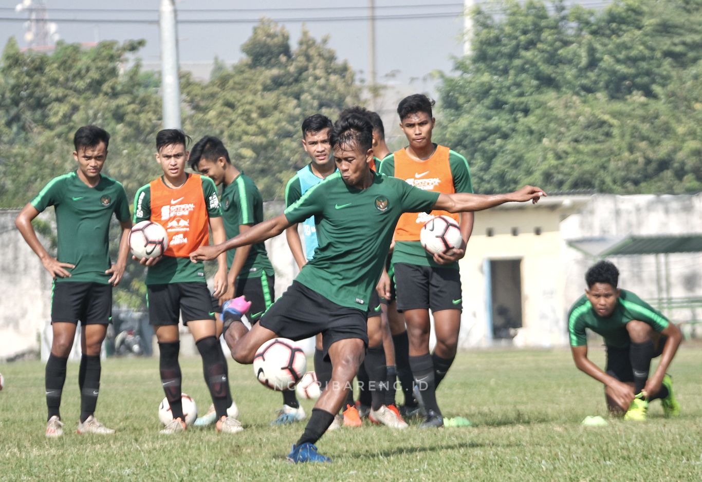 Pemain Timnas Indonesia U-19, M. Supriadi. (foto: Haris/ngopibareng.id)