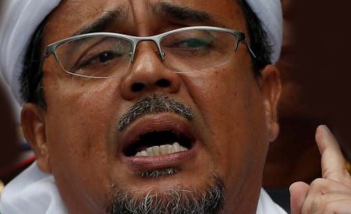 Imam Besar Front Pembela Islam (FPI) Habib Rizieq Shihab. (Foto:Antara)