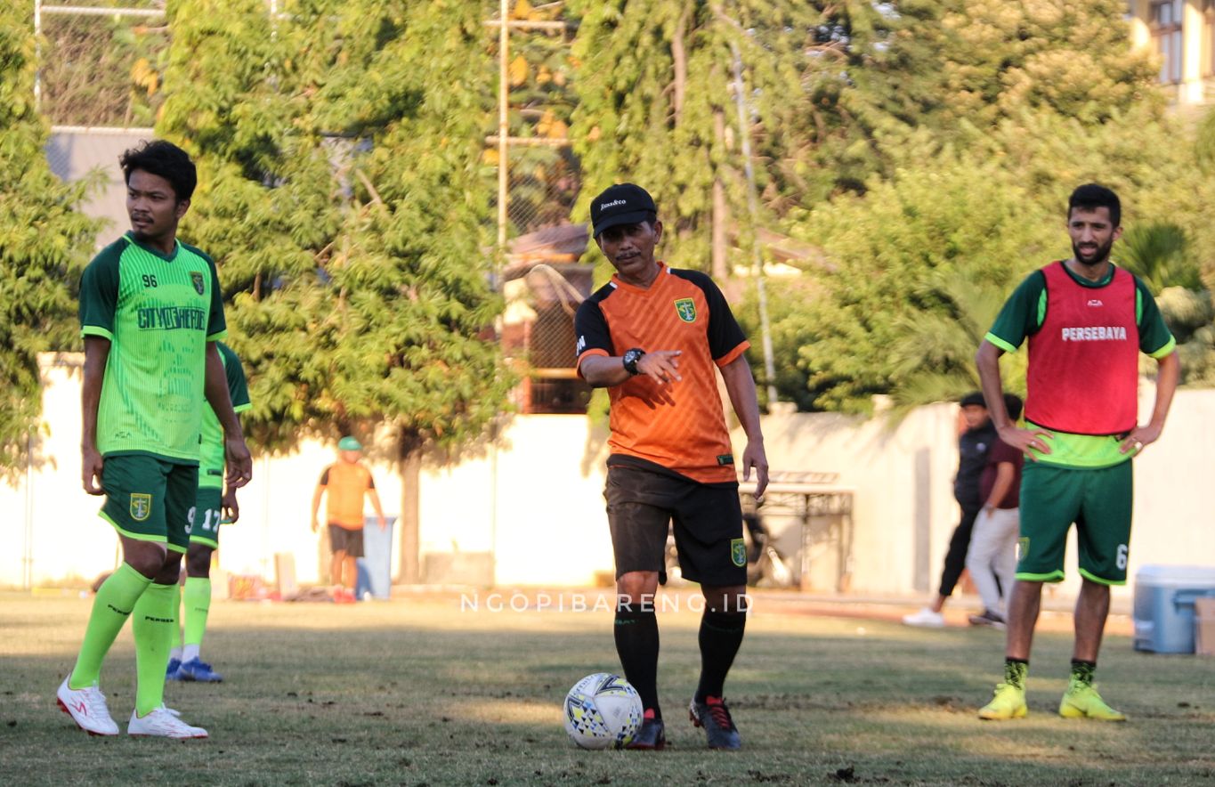 Pelatih Persebaya, Djajang Nurdjaman. (Foto: Haris/ngopibareng.id)