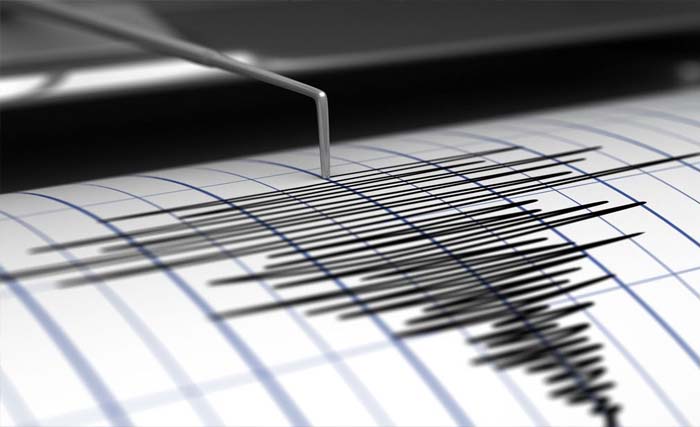 Ilustasi gempa bumi. (Ngobar)