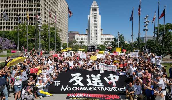 Aksi demo di Hongkong. (Foto: afp)