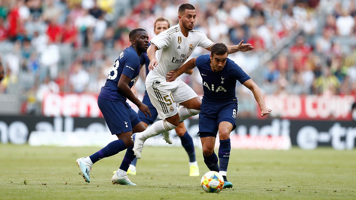 Real Madrid keok di tangan Tottenham Hotspur di Audi Cup 2019. (Foto: Twitter/@realmadrid)