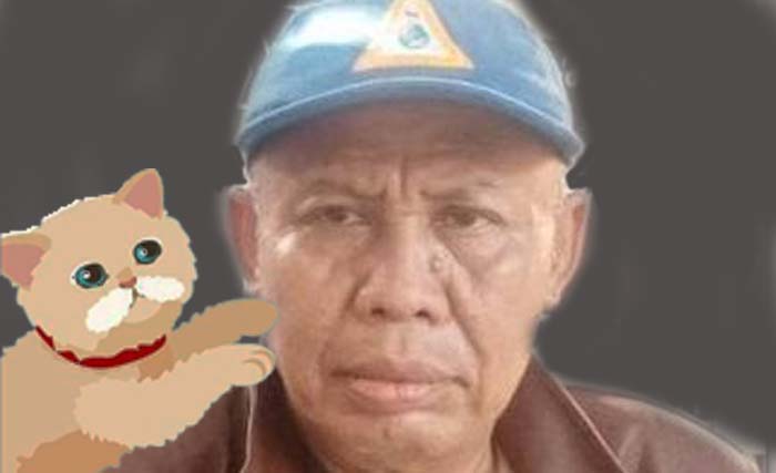 Abah Grandong, pemakan kucing hidup. (Foto:Ngobar)