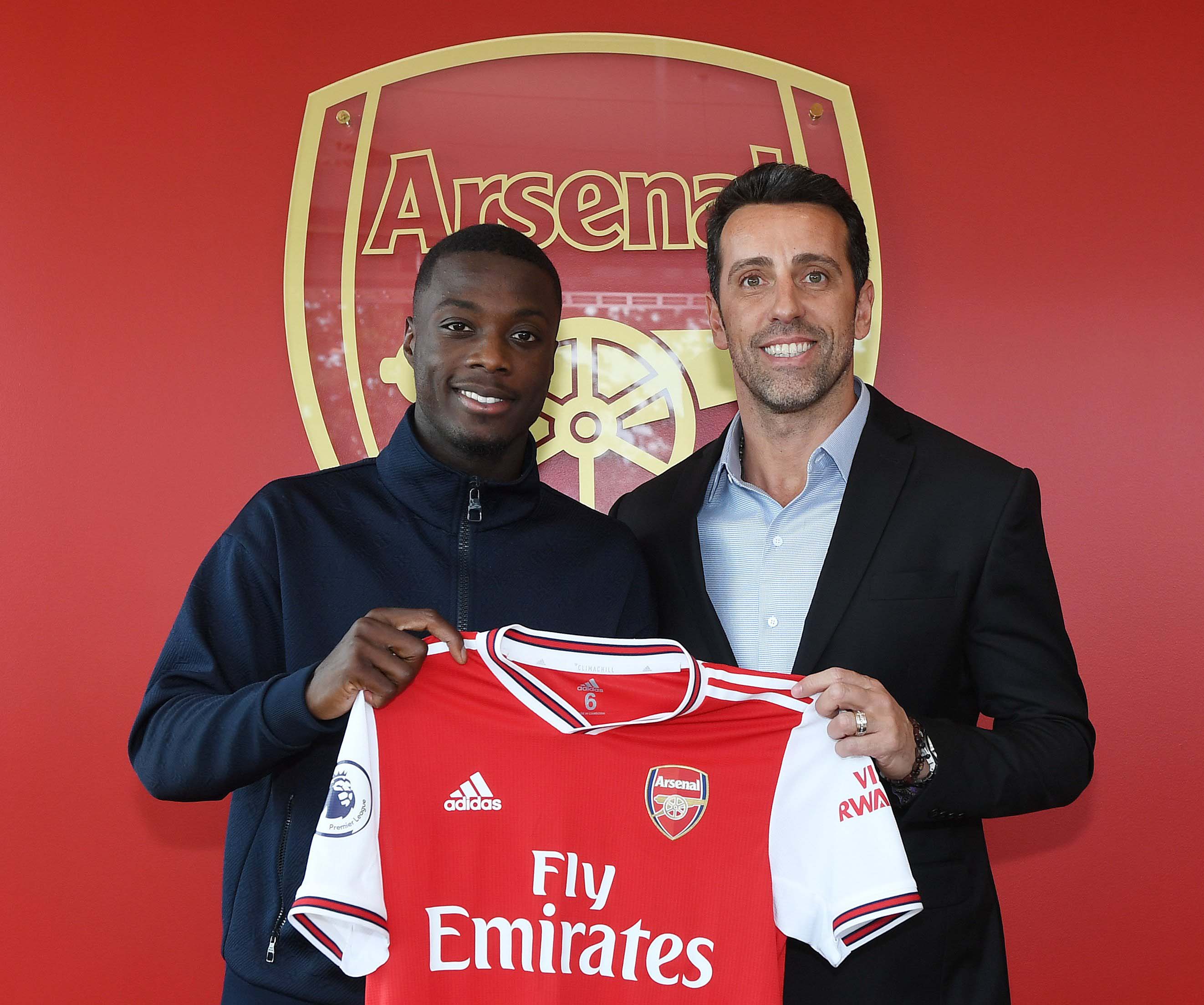 Arsenal resmi mengumumkan kedatangan pemain baru keempatnya, Nicolas Pepe. (Foto: Twitter/@Arsenal)