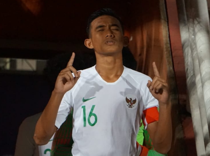 Bek kanan Persebaya, Rizky Ridho. (Foto: Haris/ngopibareng.id)