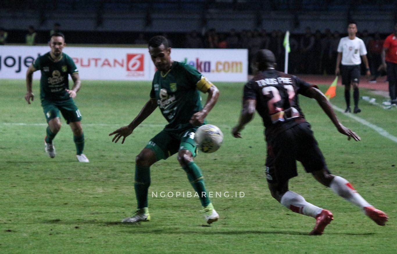 Kapten Persebaya, Ruben Sanadi. (Foto; Haris/ngopibareng.id)