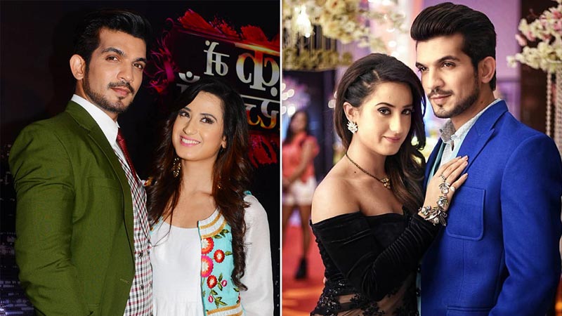 Bintang utama serial Ishq Mein Marjawan Arjun Bijlani dan Aalisha Panwar.