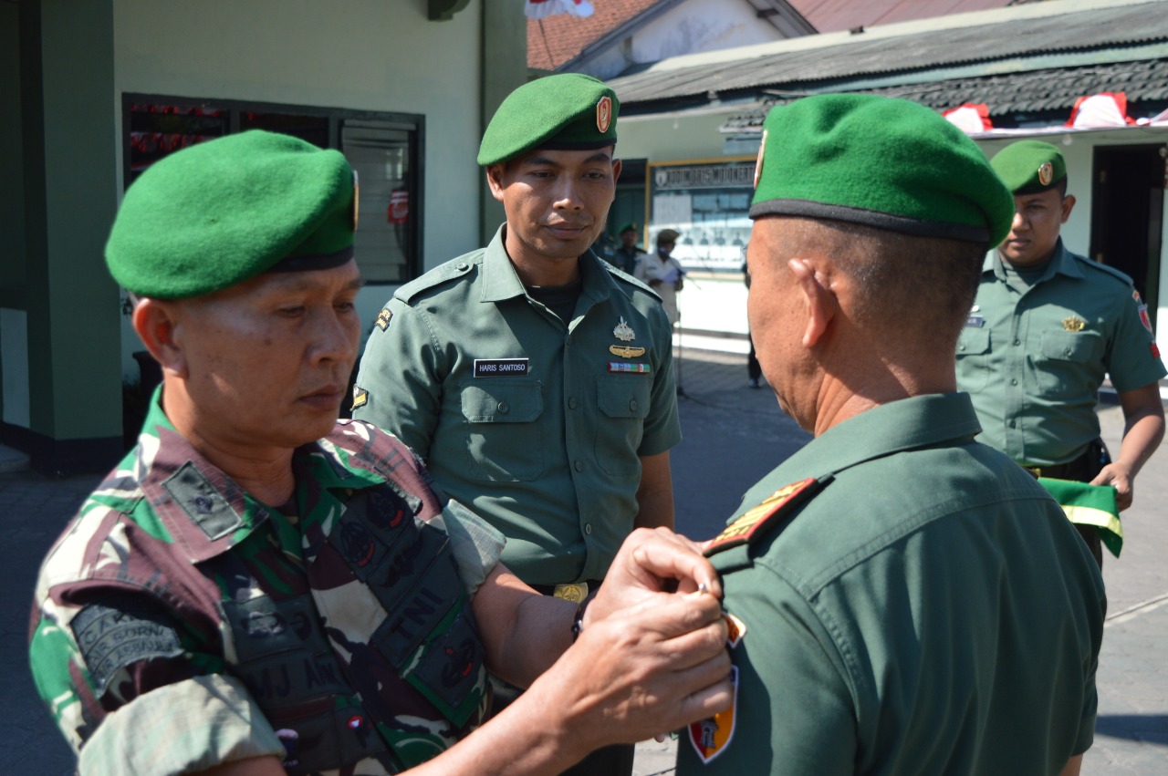 Kasdim 0815 Mayor Inf M. Jenal Arifin Saat Menutup Kegiatan Katpuan Apkowil Tersebar