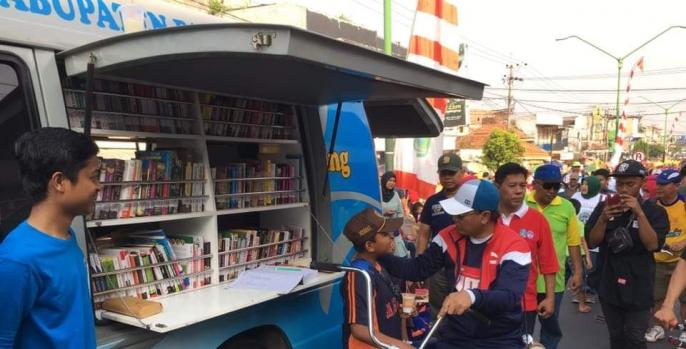 Perpustakaan keliling yang dimiliki Perpusda Pasuruan. (Foto: Dok Humas)