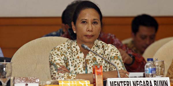 Menteri Badan Usaha Milik Negara (BUMN) Rini Soemarno.