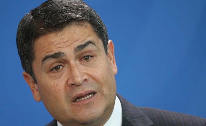 Presiden Honduras,  Juan Orlando Hernandez. (Foto:Reuters)