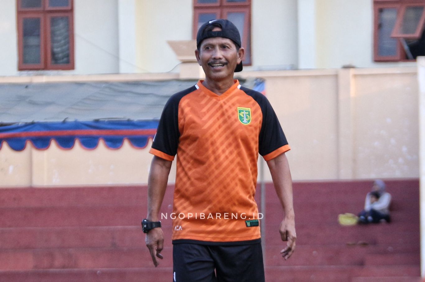 Pelatih Persebaya, Djajang Nurdjaman. (Foto: Haris/ngopibareng.id)