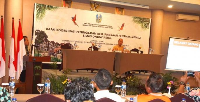 Rakor pelaku peternak di Pasuruan membahas bisnis online. (Foto: Dok Humas)