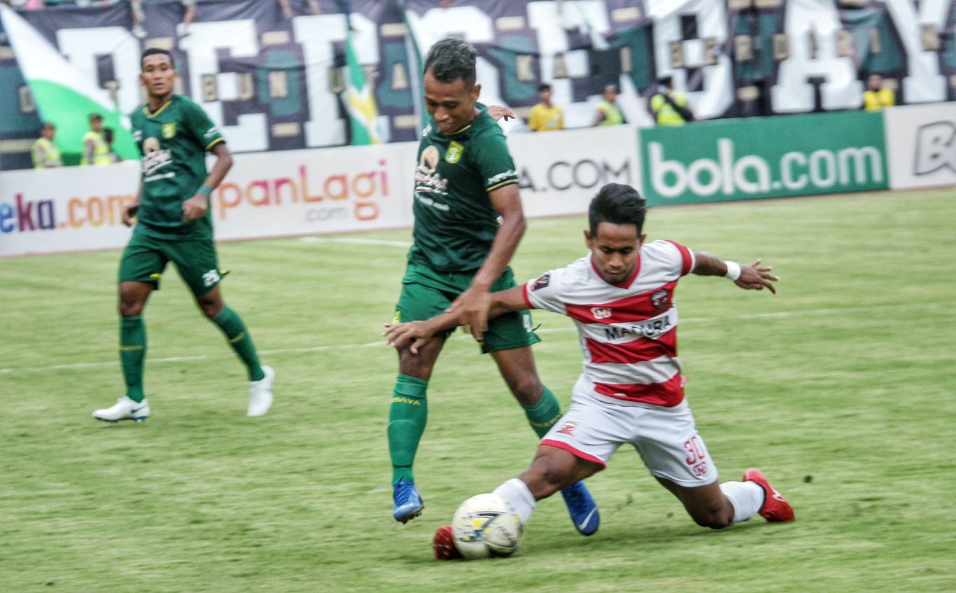 Persebaya vs Madura United. (Foto: Haris/ngopibareng.id)