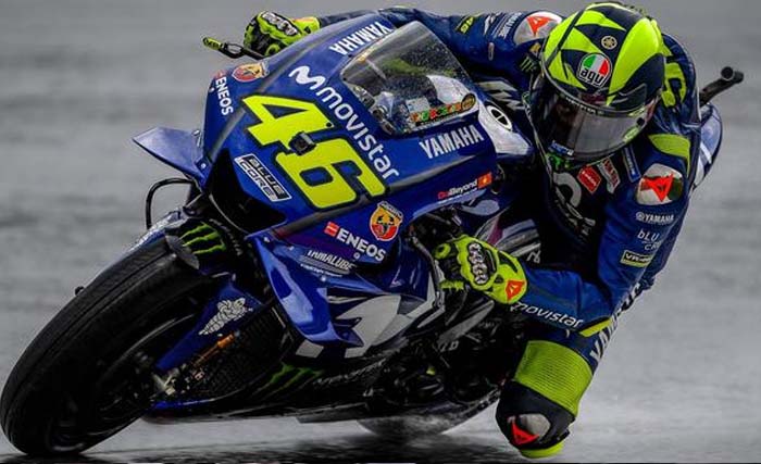 Valentino Rossi finish urutan empat di GP Austria, Minggu. Lumayan. (Foto:AFP) 