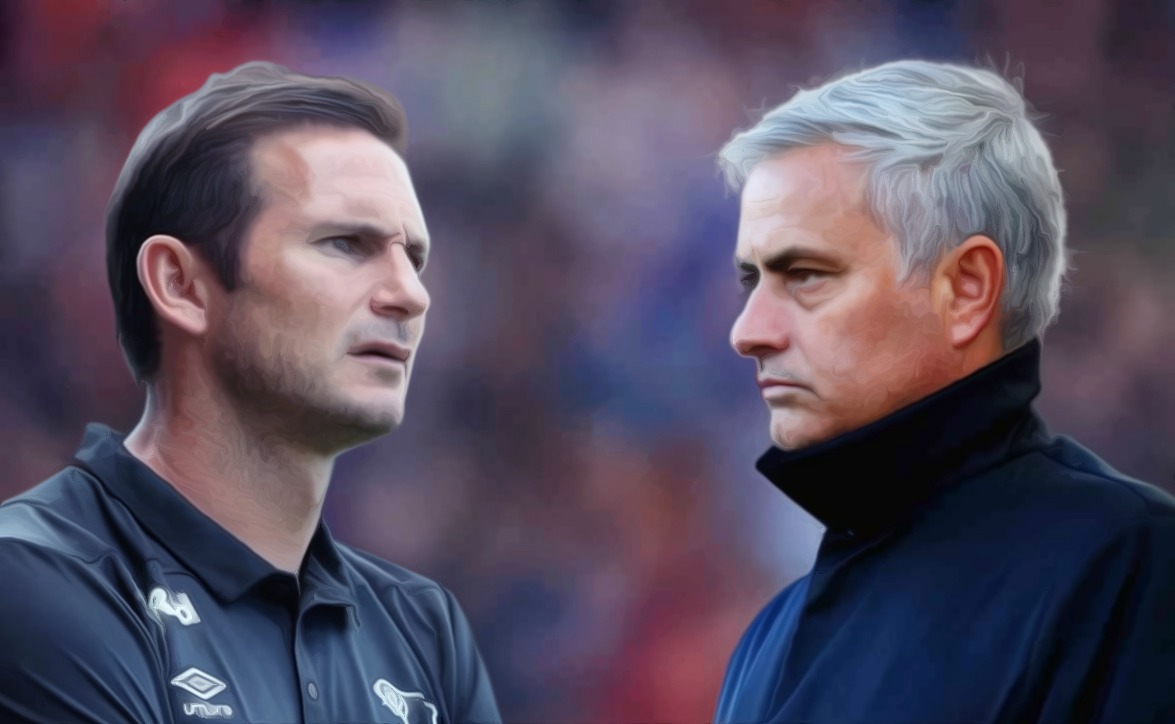 Frank Lampard merasa dia yang tahu kondisi pemainnya daripada Mourinho yang tidak berada di dalam tim. (Grafis: Vidhi/ngopibareng.id)