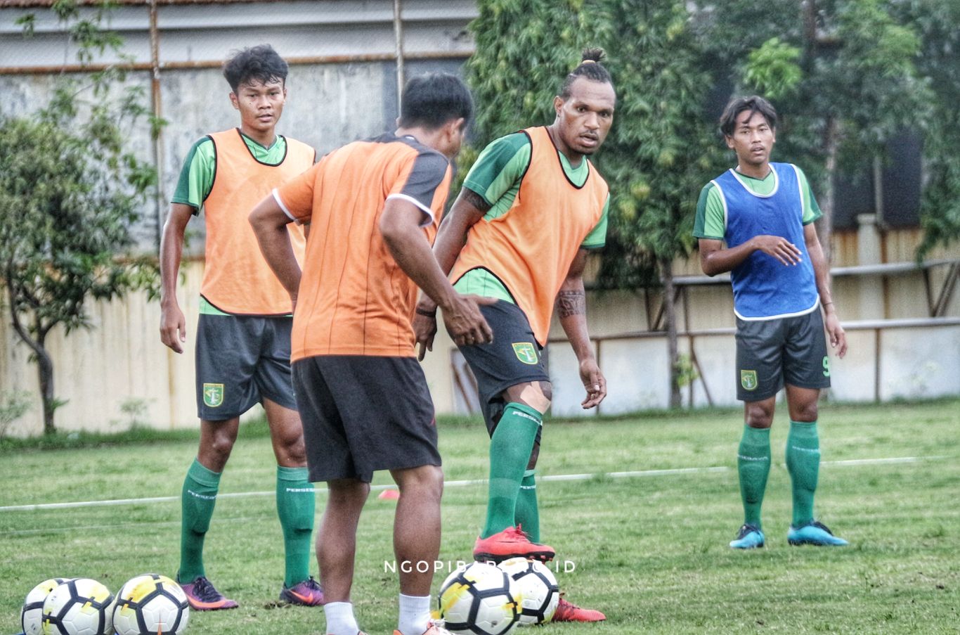 Gelandang Persebaya, Nelson Alom pamit. (Foto: Haris/ngopibareng.id)