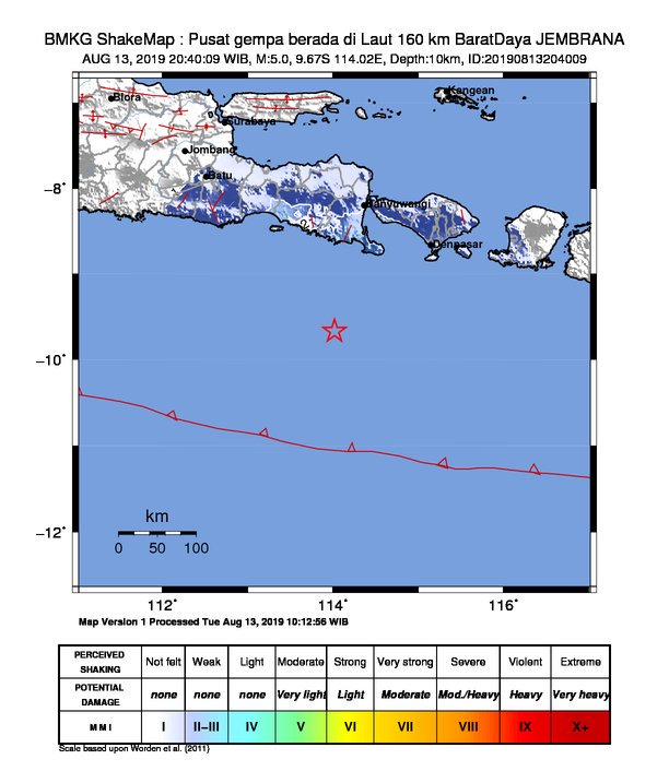 Rilis info gempa Bali yang kedua oleh BMKG (Foto: Twitter @BMKG)