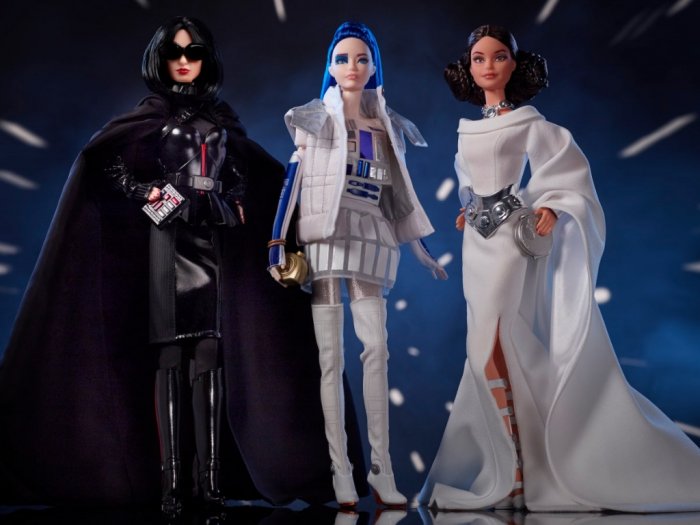 Boneka Barbie x Star Wars. (Foto: Twitter/@mattel)