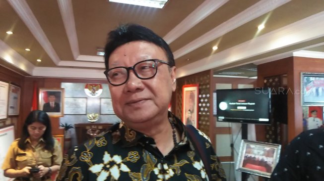 Menteri Dalam Negeri (Mendagri) Tjahjo Kumolo.