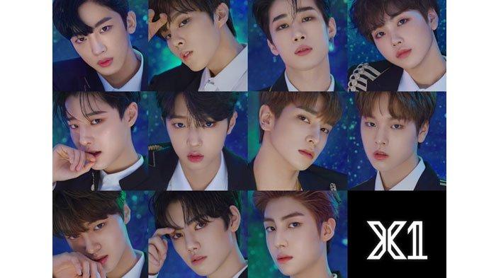 X1 jebolan ajang pencarian bakat 'Produce X 101' di Mnet, Korea Selatan.