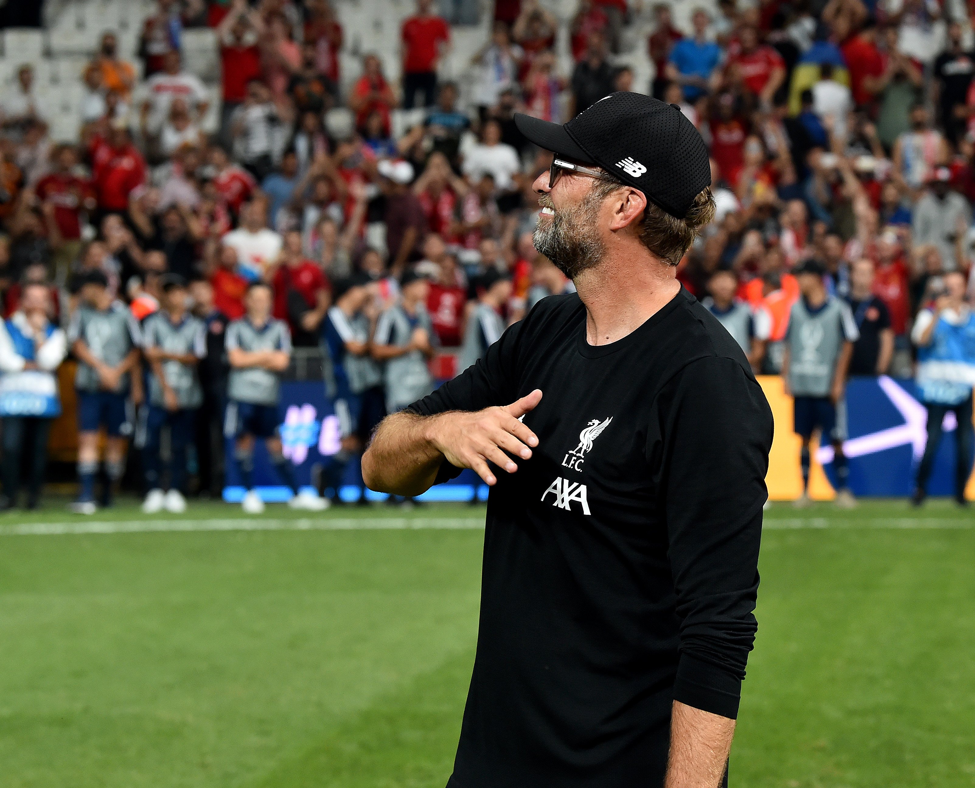 Jurgen Klopp harus meningkatkan kinerja linbi belakangnya jika ingin meraih gelar Premier League musim 2019-2020. (Foto: Twitter/@LFC)