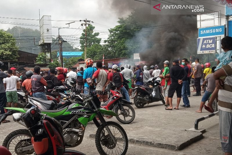 Aksi massa di Manokwari, Papua. (Foto: Dok/Antara)