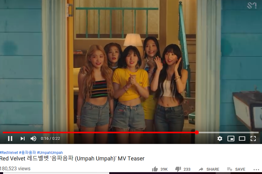 Red Velvet video musik Umpah Umpah. (Foto: YouTube SM Entertainment)