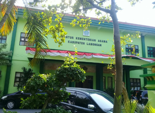 Kantor Kemenag Lamongan. (Foto: Nasih/ngopibareng.id)