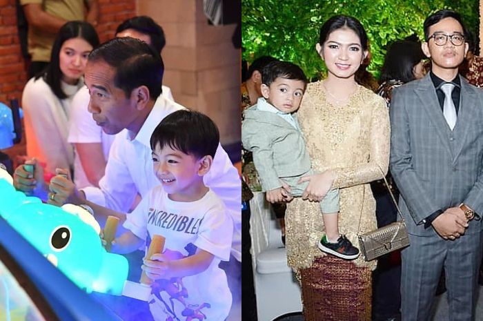 Pasangan Selvi Ananda dan Gibran Rakabuming Raka bersama putranya, Jan Ethes.