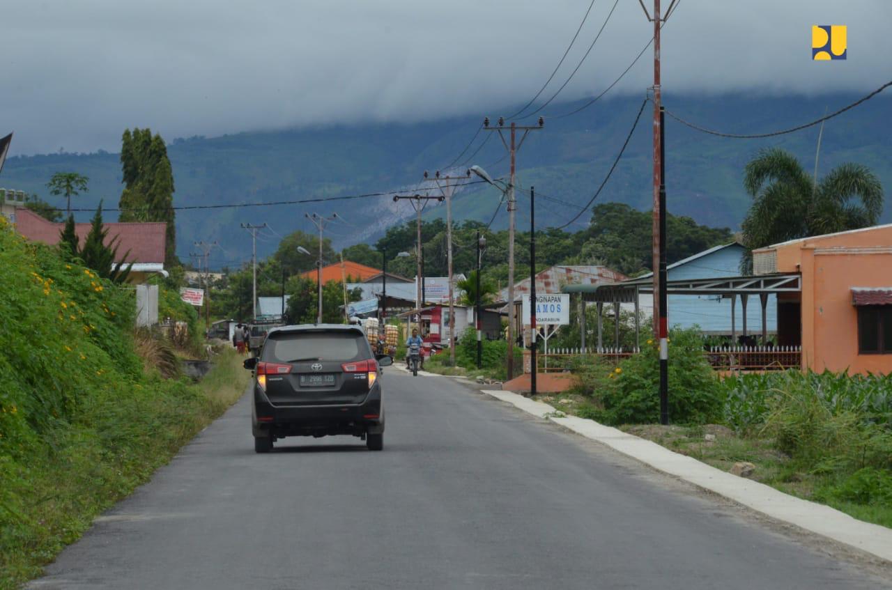 Beberapa jalan yang menjadi prioritas dalam mengkoneksikan 4 kawasan strategi pariwisata nasional (KSPN). (Foto: SP.Birkom)