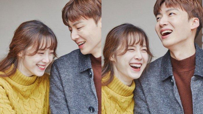 Pasangan bintang drama Korea, Goo Hye Sun dan Ahn Jae Hyun.