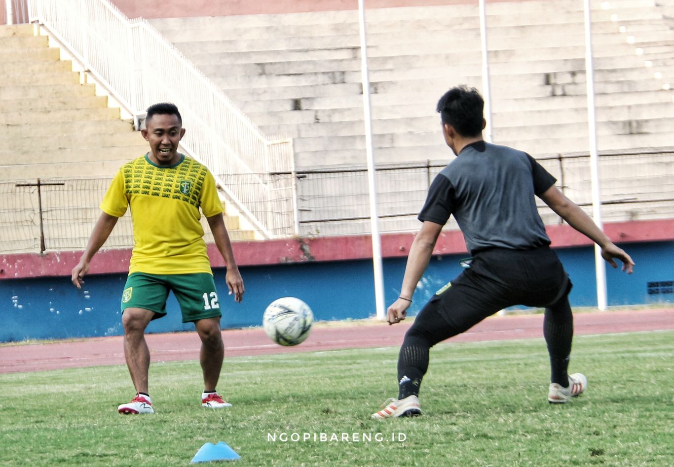 Gelandang Persebaya Rendi Irwan. (Foto: Haris/ngopibareng.id)