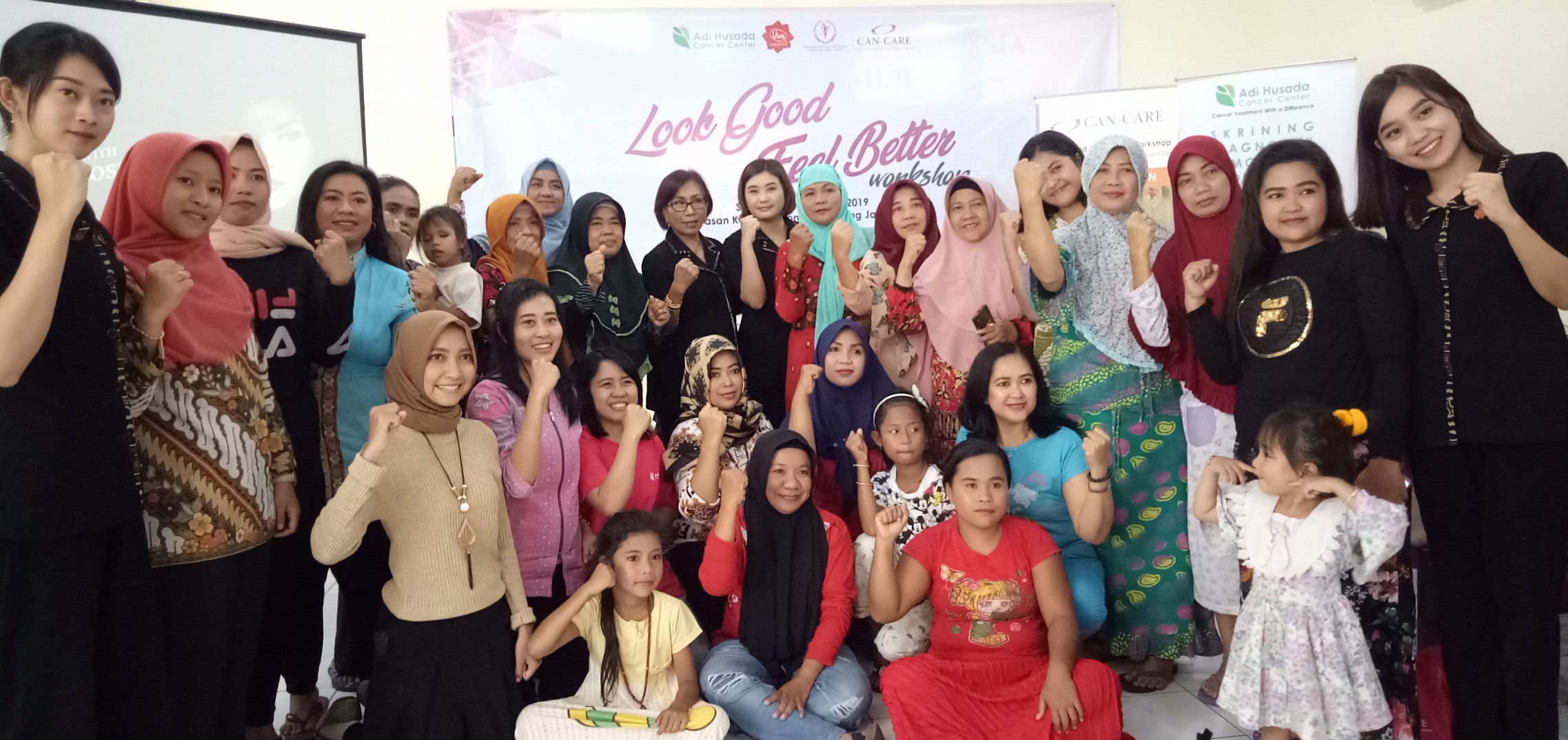 Peserta workshop 'Look Good Feel Better' di AHCC. (Foto: Pita/ngopibareng.id)