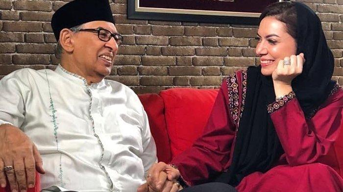 Prof M Quraish Shihab bersama putrinya, Najwa Shihab. (Foto: ist/ngopibareng.id)