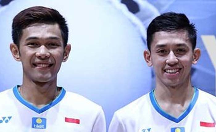 Fajar Alfian (kiri) dan Muhammad Rian Ardianto. (Foto:Antara)